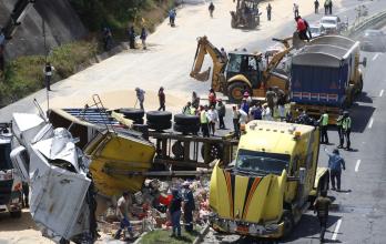 accidente de tránsito en Quito - Ruta Viva