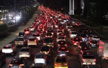 Embotellamiento en Guayaquil.