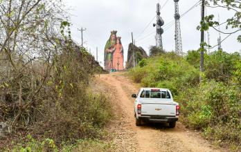 mirador de Santa Ana y la Virgen en Samborondón