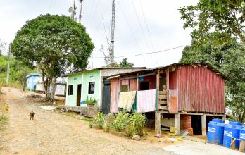 zona del mirador del cerro Santa Ana en Samborondón