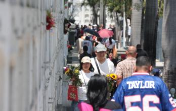 Día de los Difuntos en cementerios de Guayaquil