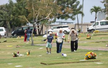 Día de los Difuntos en cementerios de Guayaquil
