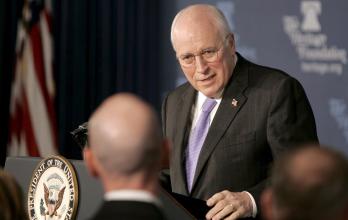 Fotografía de archivo del 23 de enero de 2008 del vicepresidente de Estados Unidos, Dick Cheney, hablando en Washington.