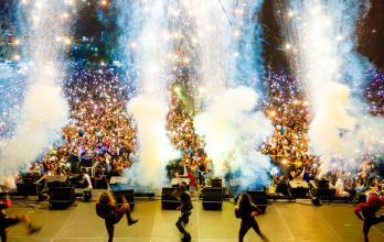 Concierto en Manta por el feriado de los difuntos