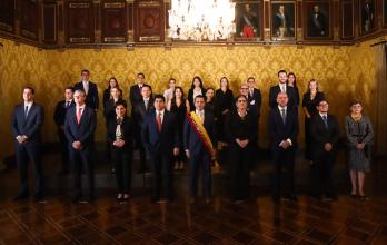 El presidente Daniel Noboa dispuso este 18 de noviembre una serie de cambios en el gabinete ministerial