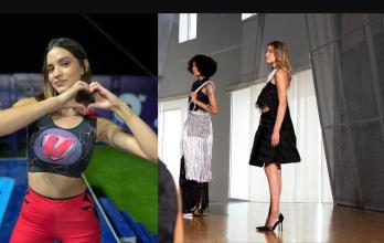 Abby Riqueros en su paso por BLN y como modelo.