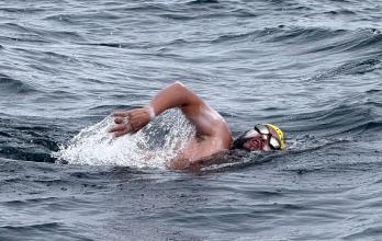 Juan Pablo Flores, ultranadador, natación, aguas abiertas, récord mundial, lago Titicaca, ultranadador ecuatoriano