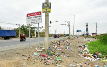 basura acumulada en Durán