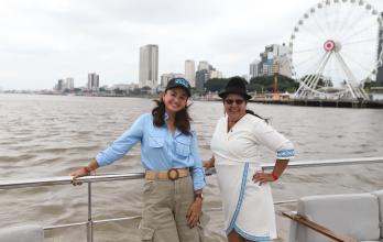 Marcela Aguiñaga Lourdes Tiban