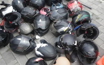 cascos de motociclistas