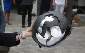 casco de motociclista