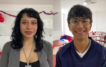 Alisson Aguirre y Thiago Terán buscan cupos para estudiar carreras universitarias.