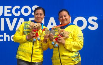 Diana Durango, Marina Pérez, pistola, tiro deportivo, Juegos Bolivarianos 2025, Team Ecuador