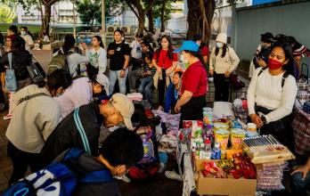 incendio en Hong Kong
