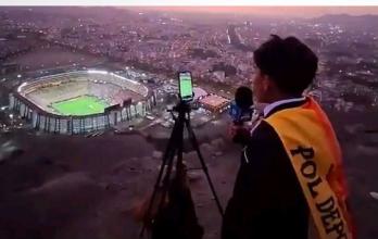 Cliver Huamán creador de Pol Deportes, el niño quechua que narró la final desde un cerro y emocionó al mundo.