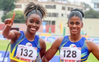 Nicole Caicedo y Anahí Suárez