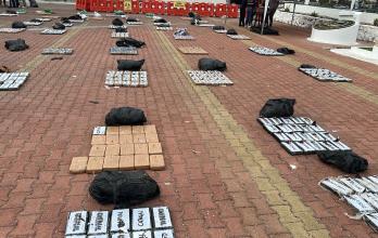 El conteo y pesaje se efectuaron tras el arribo de los bultos a San Cristóbal.