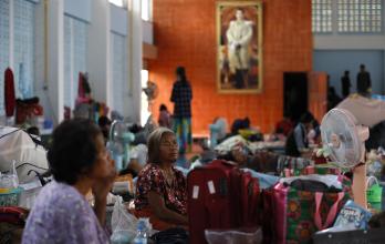 Aldeanos tailandeses