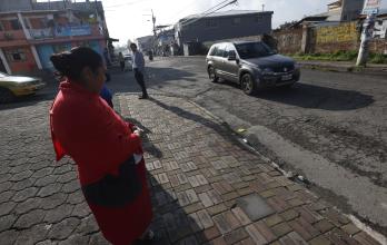 falta se señalización en Tumbaco