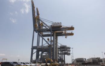 Nuevas grúas de Puerto de Posorja