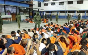 Las operaciones de control en los centros penitenciarios de la frontera norte del país.