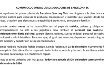 comunicado Barcelona