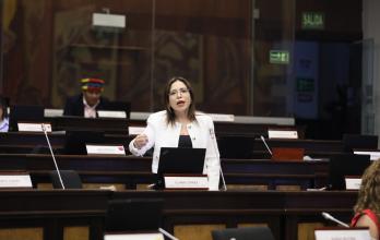 La correísta Eliana Correa dijo que en Venezuela pasan un mal momento por las amenazas latentes del autoritarismo hegemónico