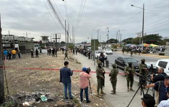 Personal militar y de la Policía se encuentra en la zona, en el norte de Guayaquil.