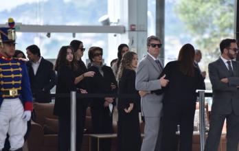 El Palacio de Cristal acogió desde el viernes 19 de diciembre una capilla ardiente abierta al público