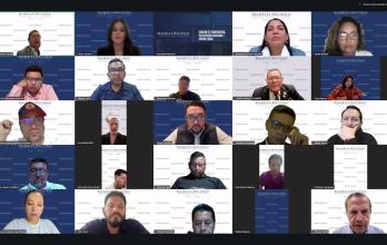 La sesión de la Comisión de Transparencia se desarrolló en modalidad virtual.