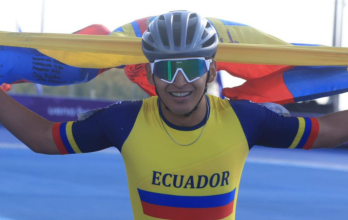 Nicolás García patinaje de velocidad