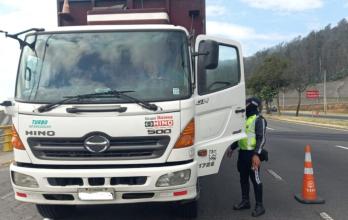 Control transporte pesado Quito