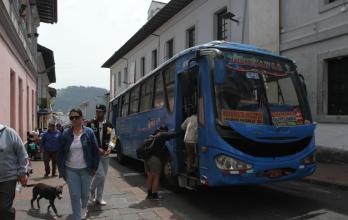 tercera placa en Quito