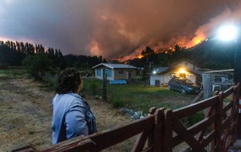 Mundo, Argentina, Patagonia, Incendio forestal