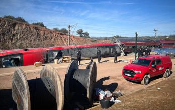 Accidente de trenes en España
