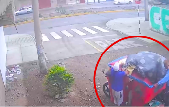 Cámaras de seguridad permitieron reconstruir el traslado del colchón en un mototaxi en Lima, Perú.