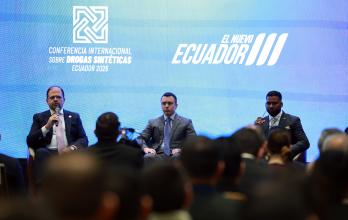 Noboa recordó que Ecuador ha ejecutado operativos contra la producción y mezcla de sustancias sintéticas en los últimos años