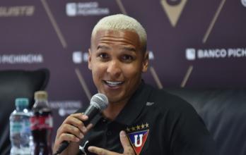 El delantero brasileño Deyverson fue presentado como nuevo refuerzo de LDU