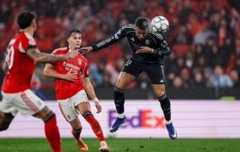 Real Madrid vs Benfica chmpions league