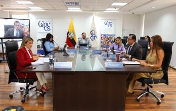 El Pleno del CPCCS escuchó a la veeduría del concurso para fiscal.