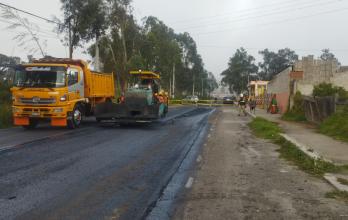mantenimiento vial en Calderón