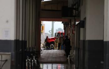 bomberos incendio Multicomercio