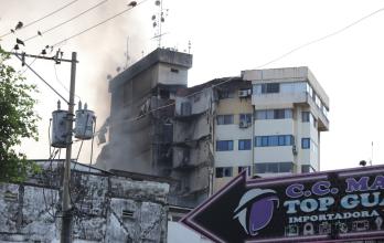 Incendio en el centro de Guayaquil