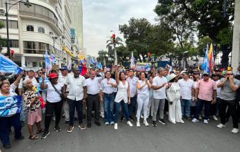 Marcha en Guayaquil