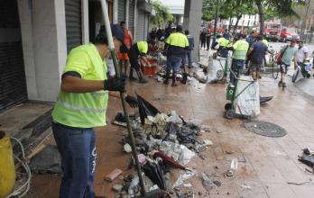 Incendio en el centro de Guayaquil
