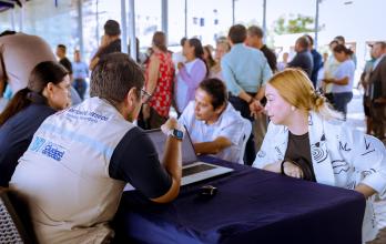 Reunión multicomercio y municipio