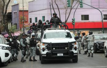 Integrantes de la Guardia Nacional en Mexico