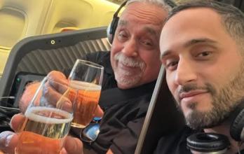 Alejandro Colón y su padre Willie.