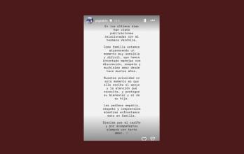 Comunicado de la hermana de Karol G.