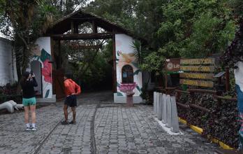 Recorrido. La Unidad Turística del Cuerpo de Agentes visitó la ruta del Chaquiñán.
